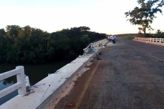 Duas pessoas morrem após carro cair da Ponte do Rio Vacaria em ... - Fatima News